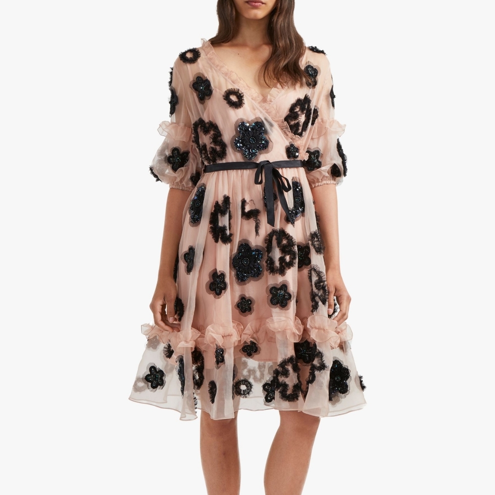 French Connection Josephine embellished dress US 4